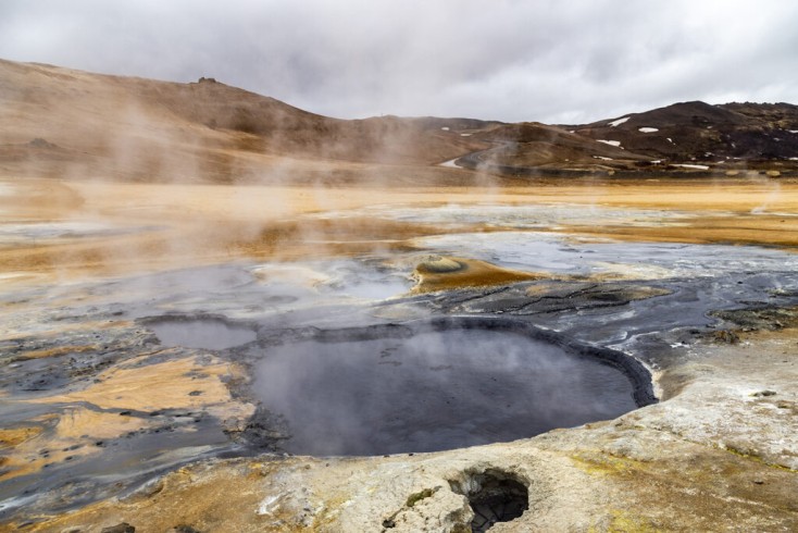 Hot pond, Iceland