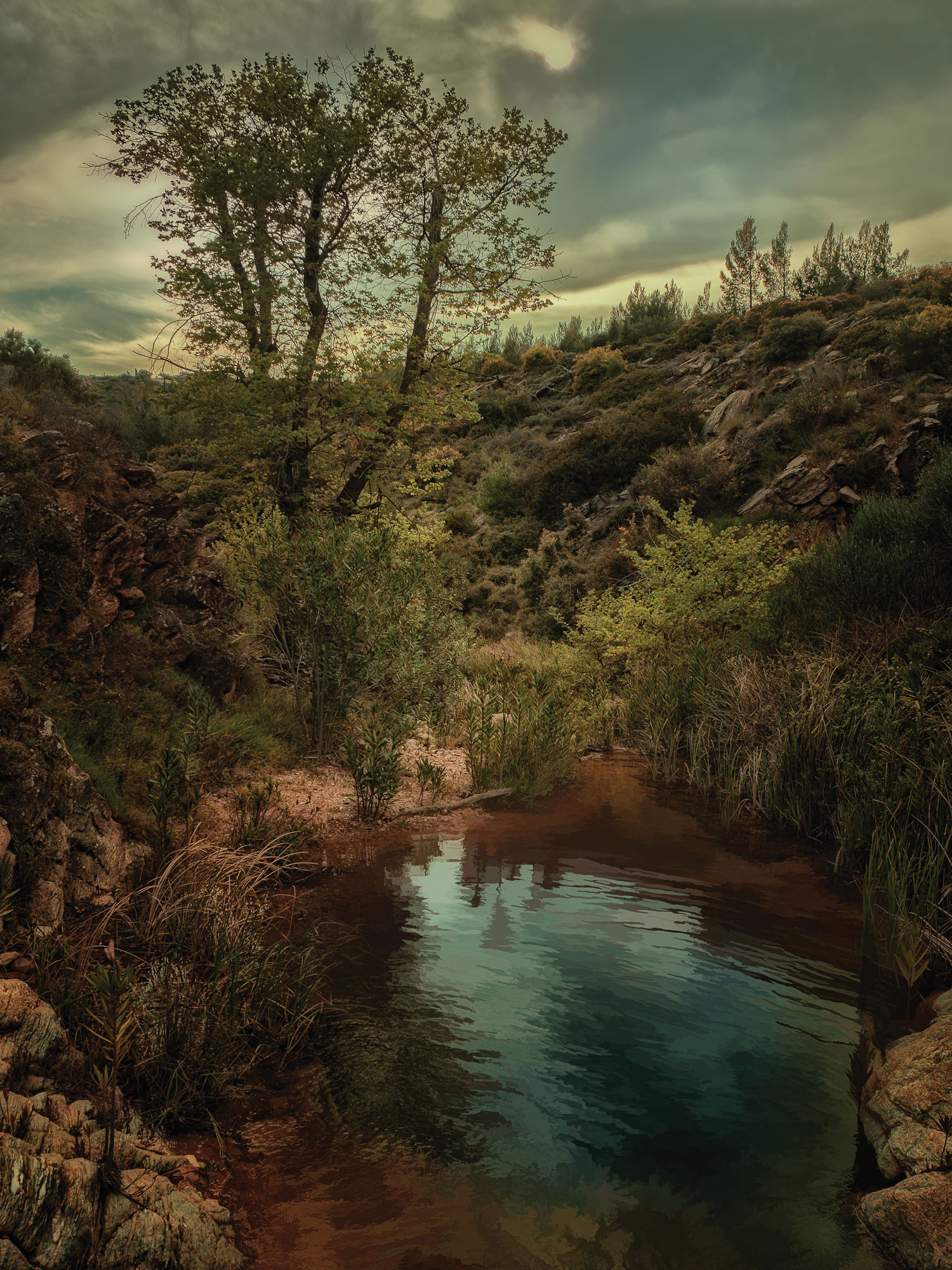 A small lake in Penteli