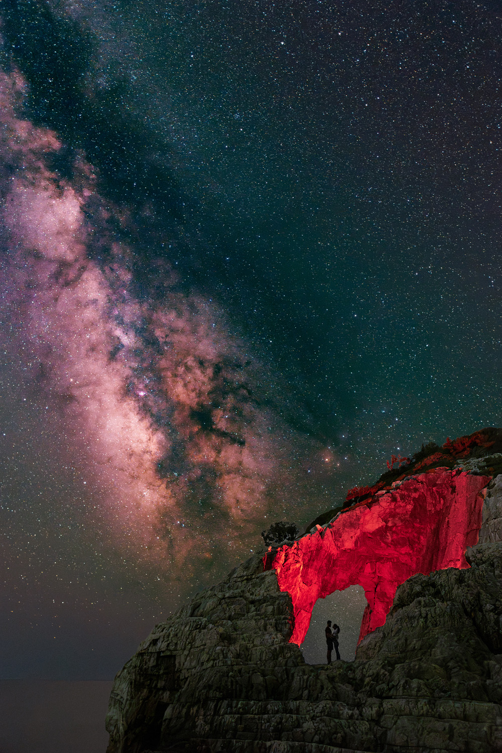 Couple under the stars, Zakynthos